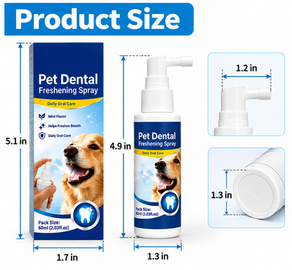 Pet Dental Freshening Spray