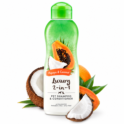 Papaya & Coconut 2-in-1 Pet Shampoo – Long-Lasting Fragrance